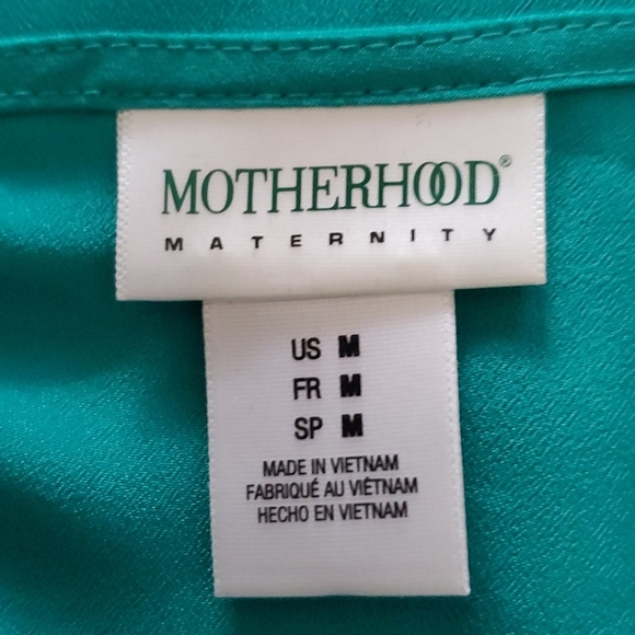 (3 for$15) MOTHERHOOD Maternity Teal Top - Picture 4 of 4